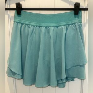 Lululemon Court Rival HR Skirt in Cyan Blue
